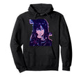 Sad Anime Japanese Vaporwave Hoodie - Fun Novelty Design Men Women - T-Shirt, Sweatshirt, Hoodie