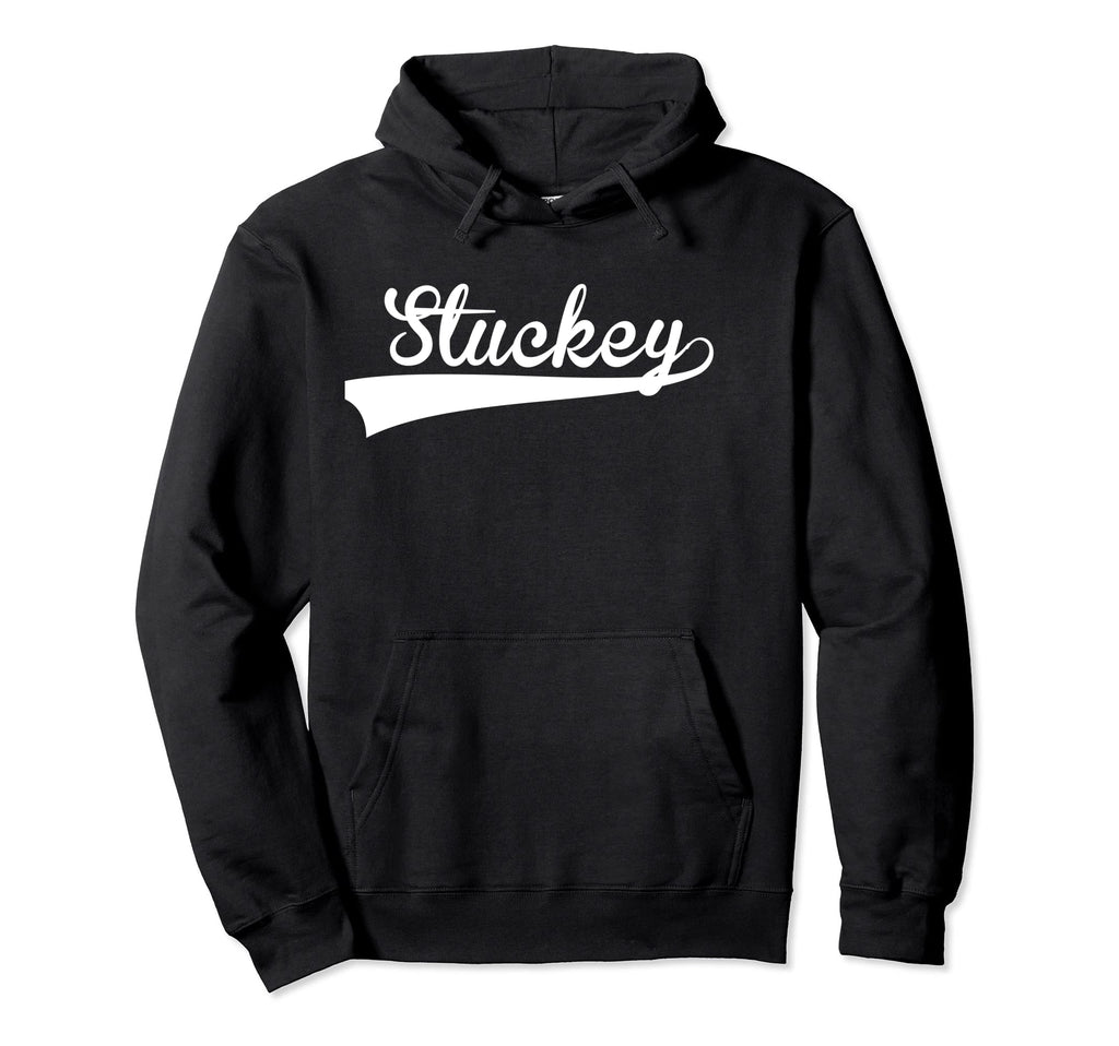 Stuckey Baseball Font Hoodie - Trendy Graphic Unisex - T-Shirt, Sweatshirt, Hoodie