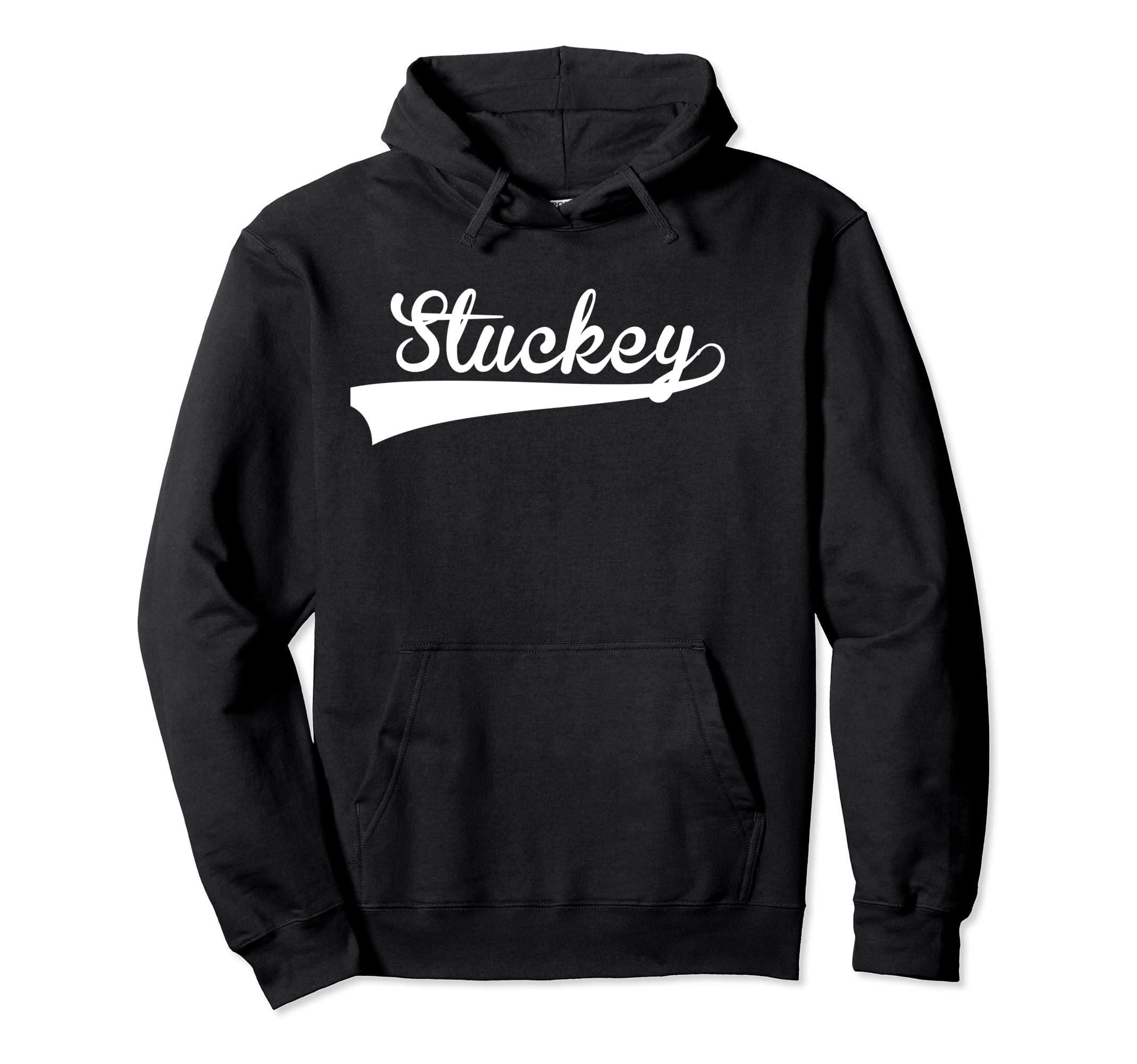 Stuckey Baseball Font Hoodie - Trendy Graphic Unisex - T-Shirt, Sweatshirt, Hoodie