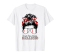 Kinda Busy Raising Ballers Messy Bun T-Shirt - Novelty Apparel for Adults - T-Shirt, Sweatshirt, Hoodie