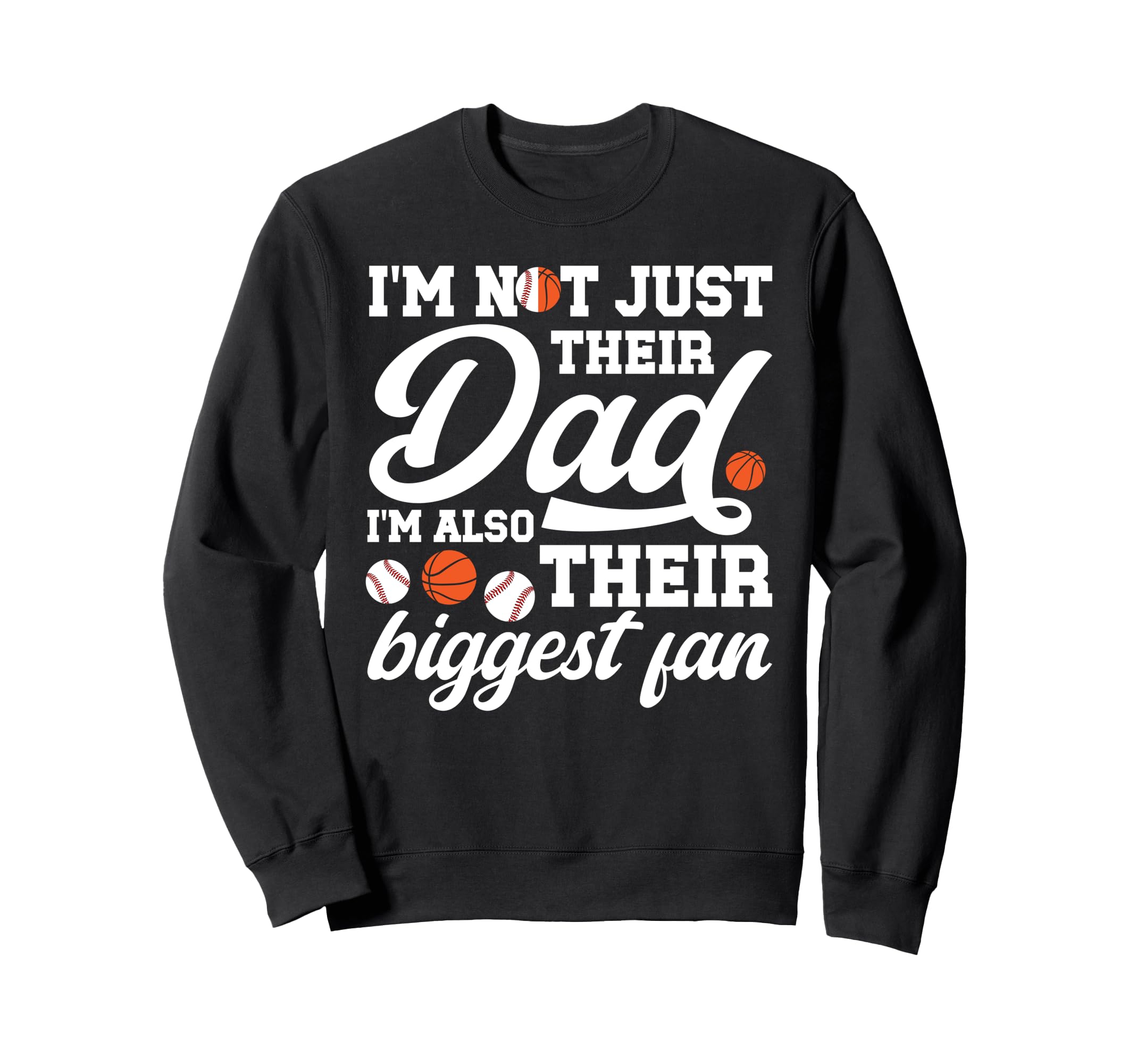 Their Biggest Fan Baseball Sweatshirt - Minimalist Print Men Women - T-Shirt, Sweatshirt, Hoodie