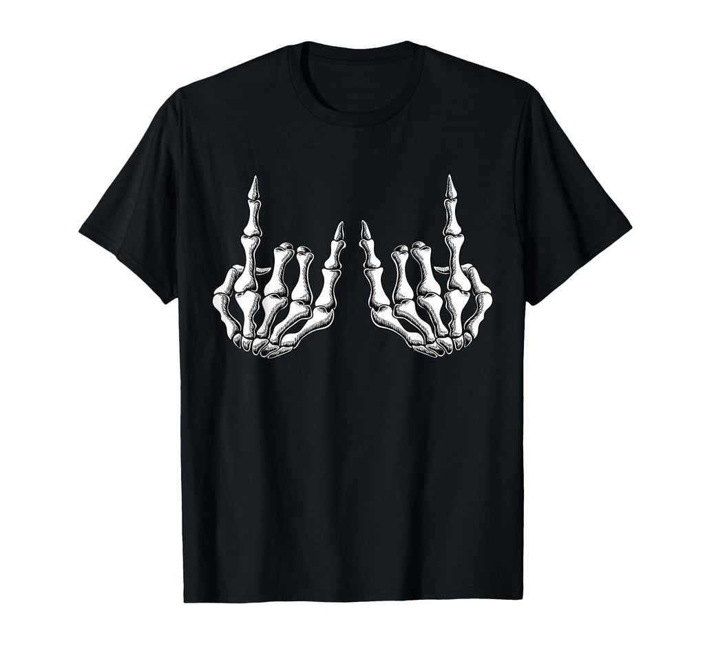 Rock Skeleton Hand Rock Roll Rock T-Shirt - Minimalist Print for Adults - T-Shirt, Sweatshirt, Hoodie