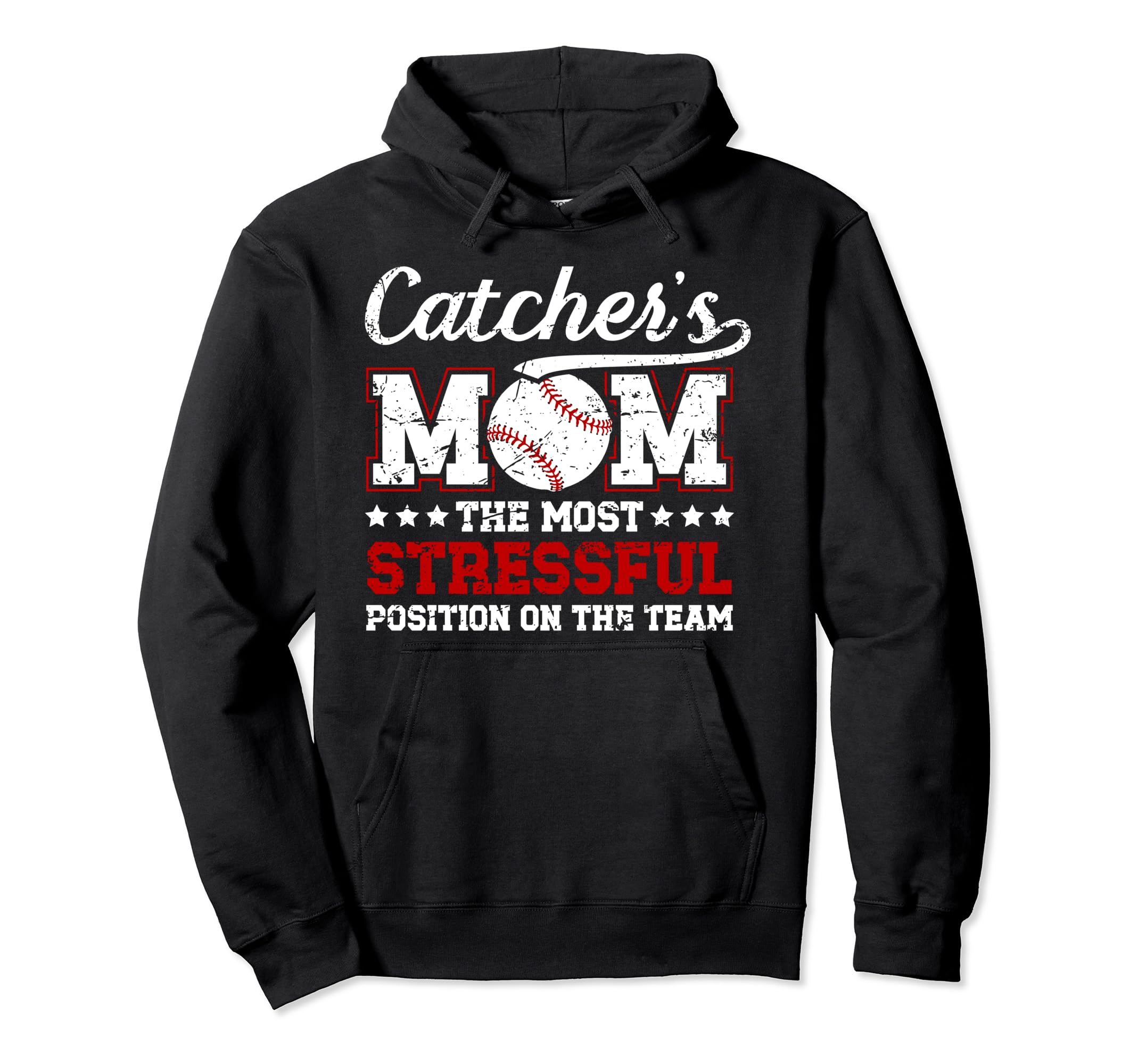 Catchers Mom Baseball Catcher Mom Hoodie - Aesthetic Graphic Unisex - T-Shirt, Sweatshirt, Hoodie