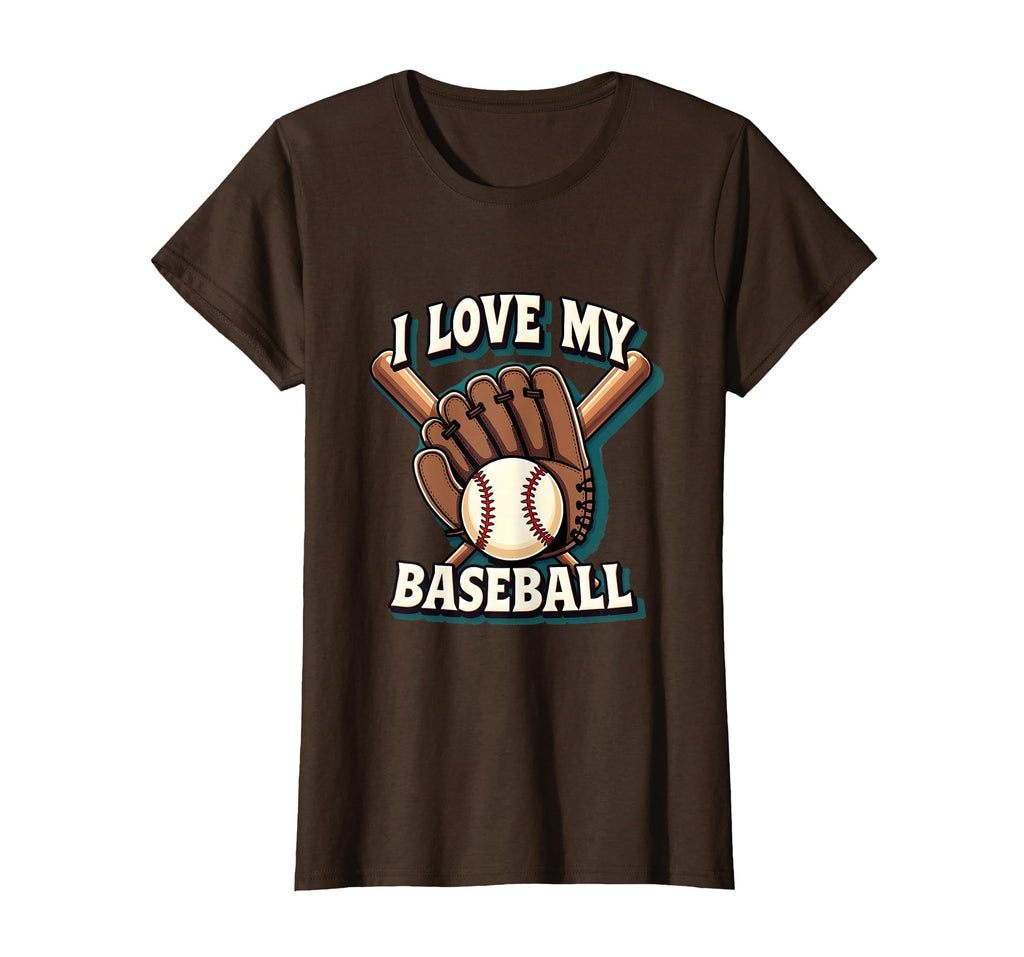 I Love My Baseball Mom Support Baseball T-Shirt - Streetwear Style Unisex - T-Shirt, Sweatshirt, Hoodie