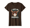 I Love My Baseball Mom Support Baseball T-Shirt - Streetwear Style Unisex - T-Shirt, Sweatshirt, Hoodie