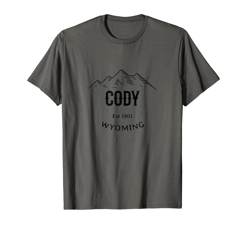Cody Wyoming Rocky Mountains Novelty Art T-Shirt - Novelty Apparel Unisex - T-Shirt, Sweatshirt, Hoodie