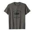 Cody Wyoming Rocky Mountains Novelty Art T-Shirt - Novelty Apparel Unisex - T-Shirt, Sweatshirt, Hoodie