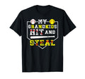 My Grandkids Hit And Steal Softball T-Shirt - Aesthetic Graphic Men Women - T-Shirt, Sweatshirt, Hoodie