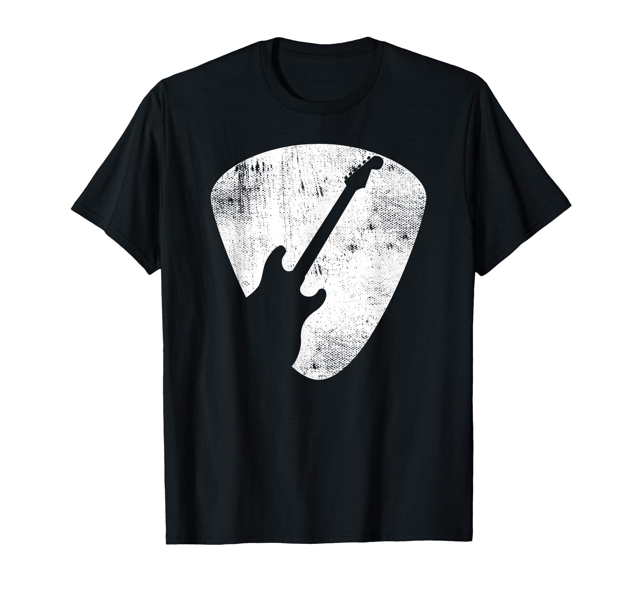 Distressed Bass Guitar Gift Musician T-Shirt - Custom Art Print Unisex - T-Shirt, Sweatshirt, Hoodie