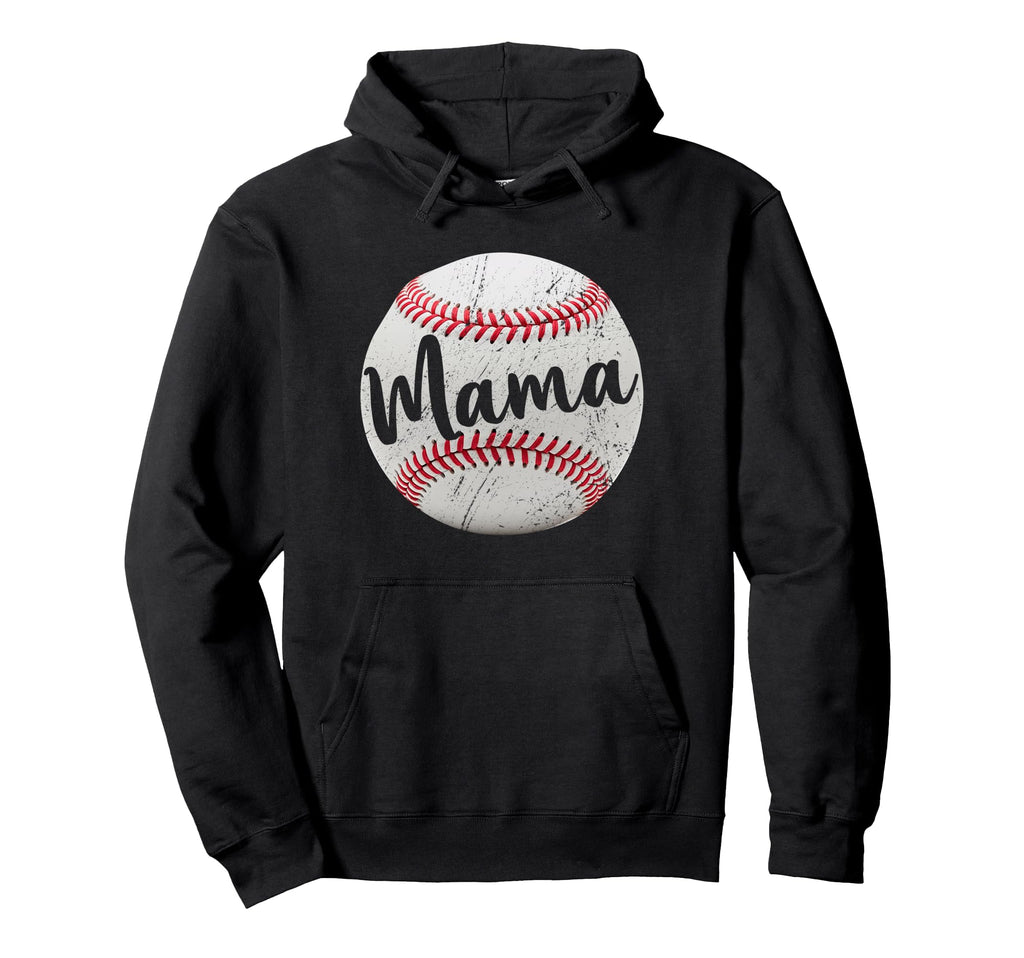 Baseball Mama Mom Mothers Day Baseball Hoodie - Trendy Graphic Men Women - T-Shirt, Sweatshirt, Hoodie