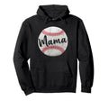 Baseball Mama Mom Mothers Day Baseball Hoodie - Trendy Graphic Men Women - T-Shirt, Sweatshirt, Hoodie