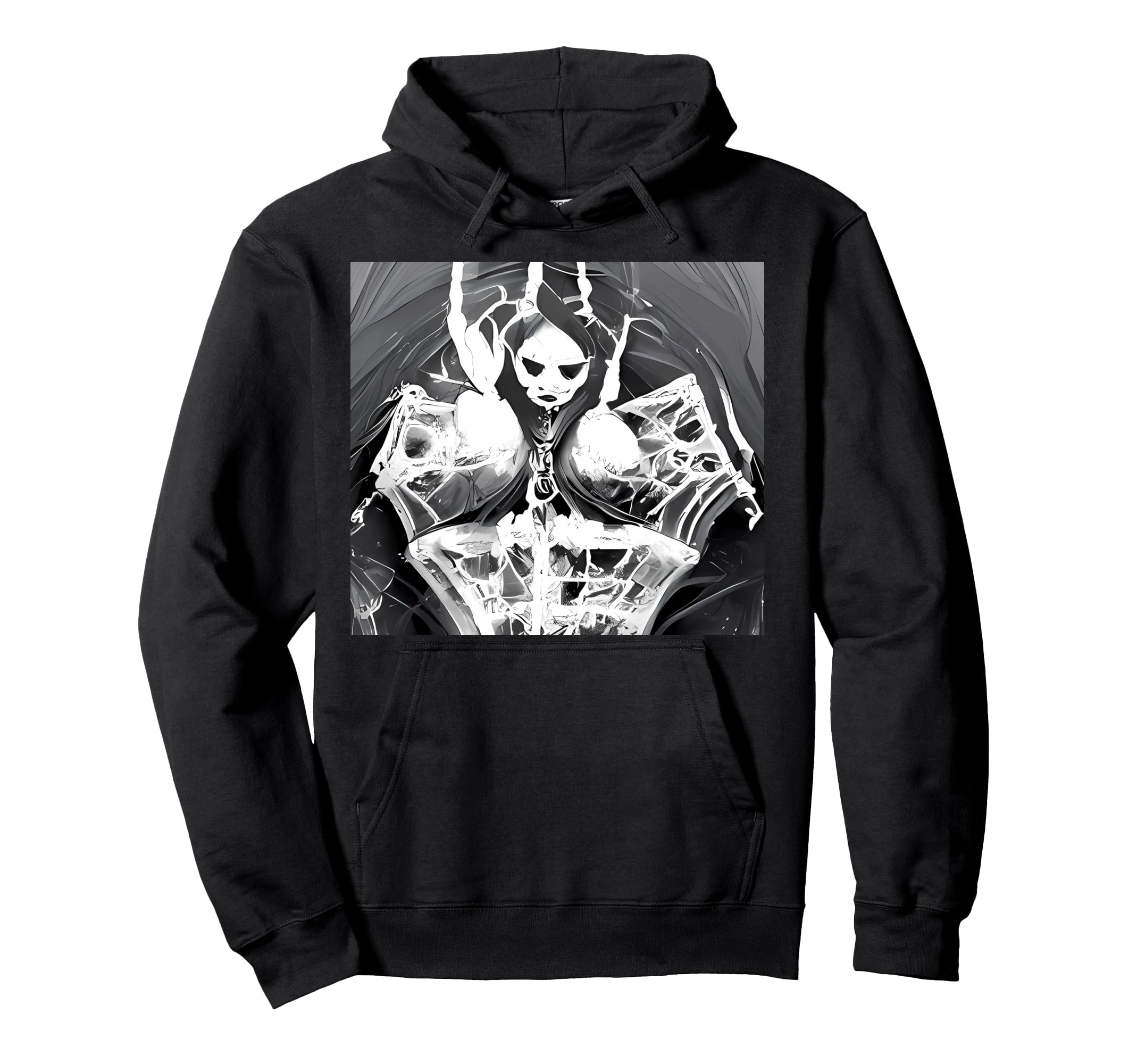 Xray Skeleton And Skull Monster Egirl Hoodie - Aesthetic Graphic Men Women - T-Shirt, Sweatshirt, Hoodie