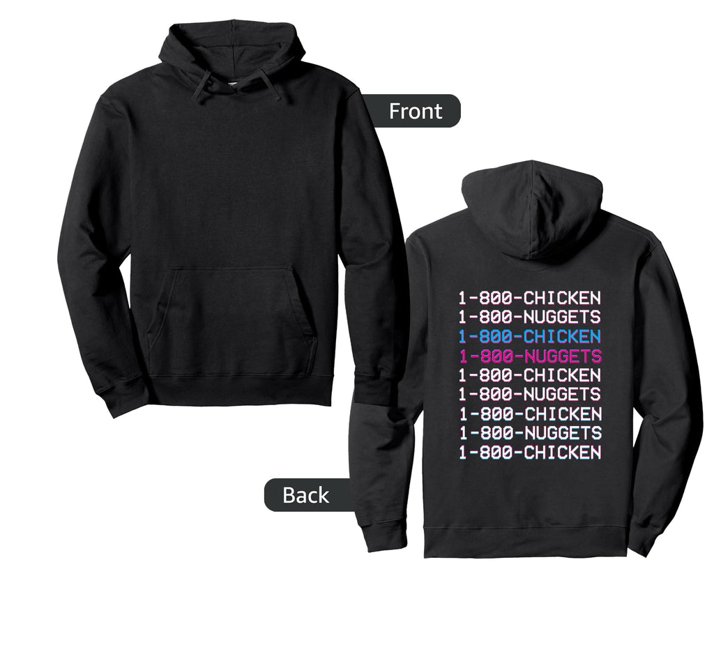 Otaku Vaporwave Aesthetic 1 800 Chicken Hoodie - Unique Graphic Men Women - T-Shirt, Sweatshirt, Hoodie