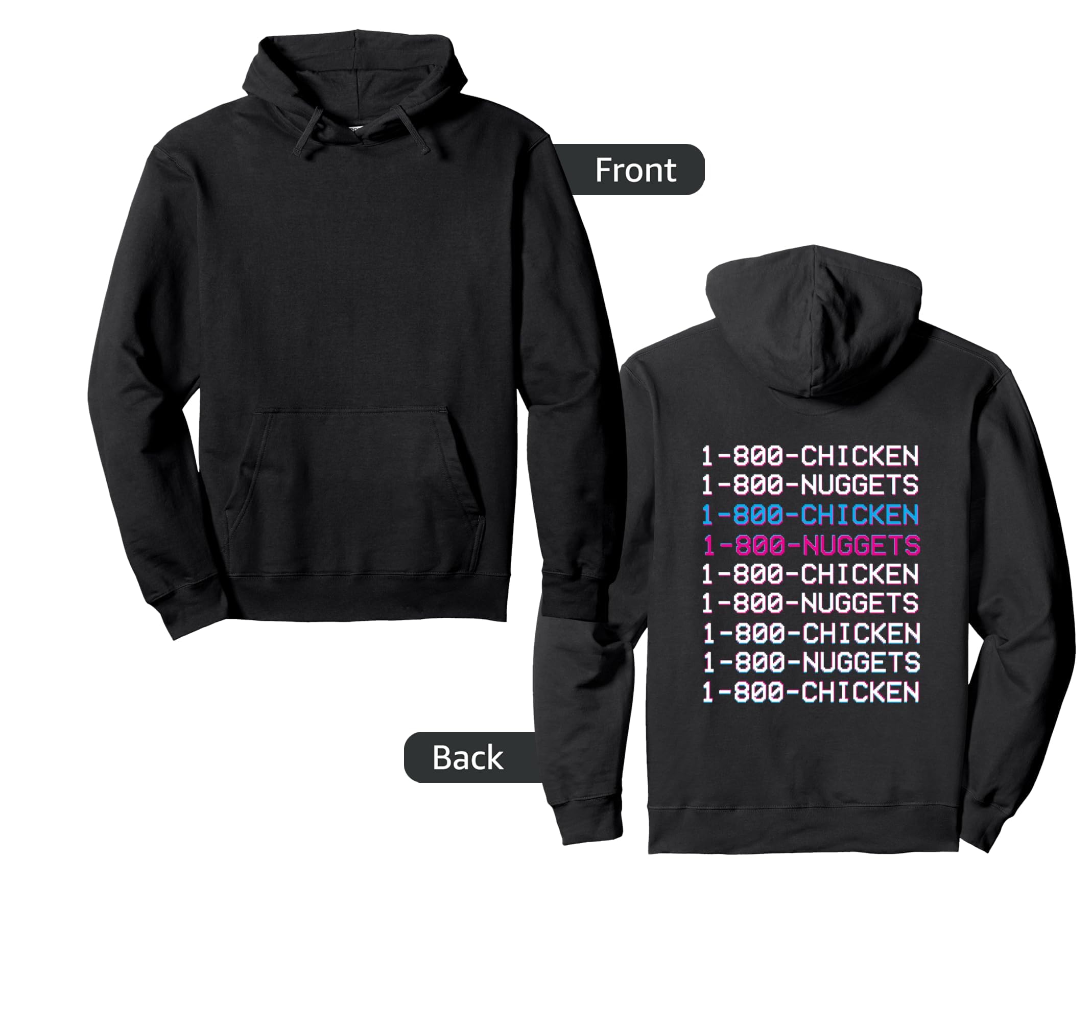 Otaku Vaporwave Aesthetic 1 800 Chicken Hoodie - Unique Graphic Men Women - T-Shirt, Sweatshirt, Hoodie