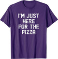 Just Here For The Pizza - Adult & Kids T-Shirts, Sweatshirts & Hoodies apparel design preview 1