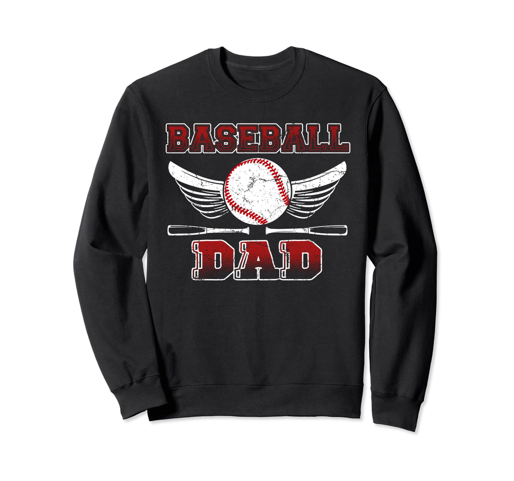 Mens Baseball Fathers Day Sweatshirt - Casual Everyday Wear for Adults - T-Shirt, Sweatshirt, Hoodie
