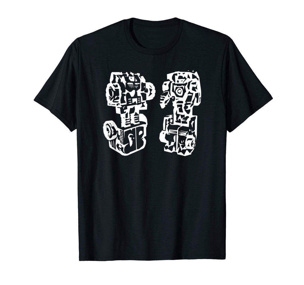 Two Robots Named Peace Love T-Shirt - Fun Novelty Design Unisex - T-Shirt, Sweatshirt, Hoodie