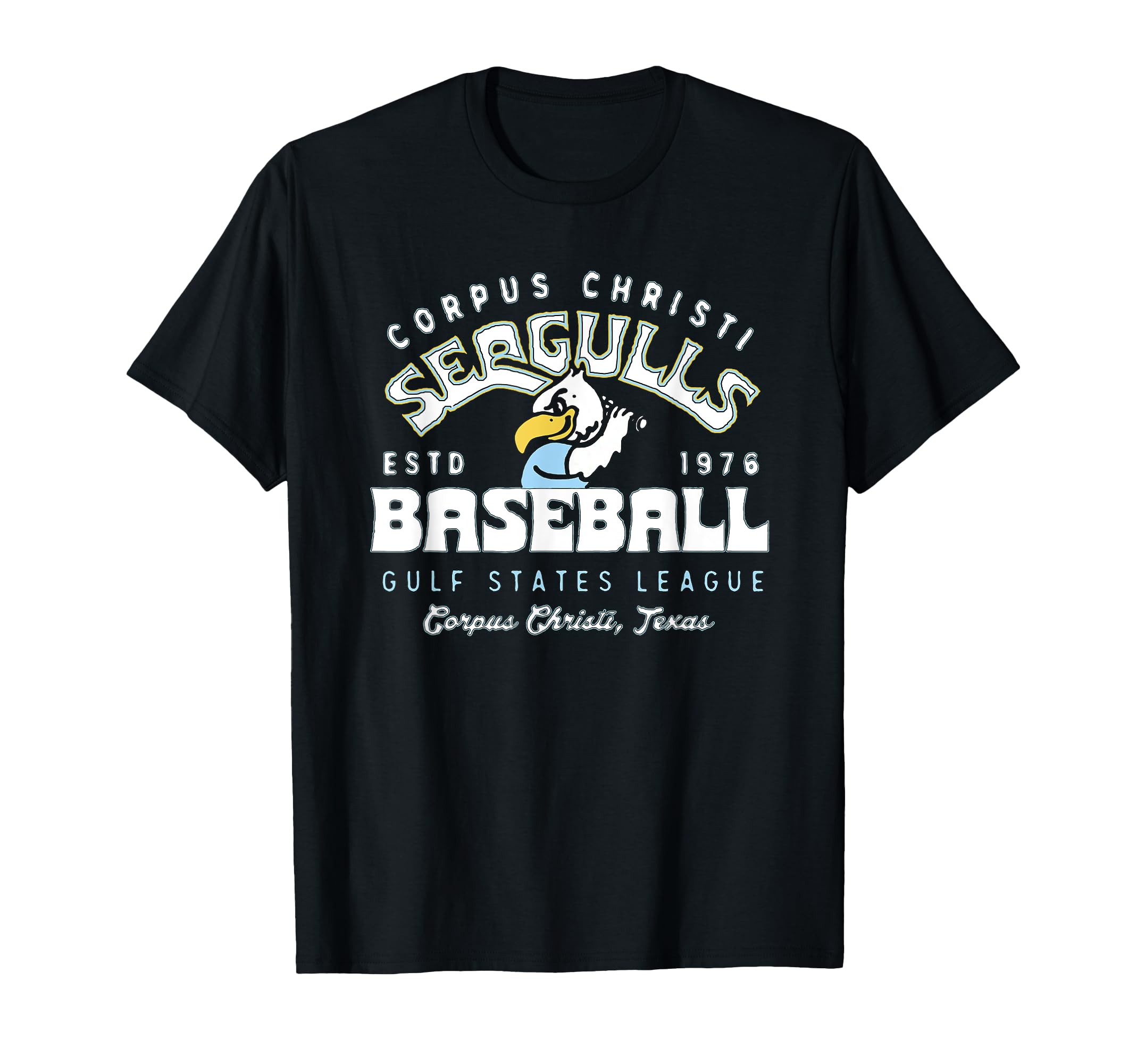 Corpus Christi Seagulls Defunct T-Shirt - Novelty Apparel for Adults - T-Shirt, Sweatshirt, Hoodie