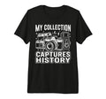 Camera Collector Photography T-Shirt - Trendy Graphic for Adults - T-Shirt, Sweatshirt, Hoodie