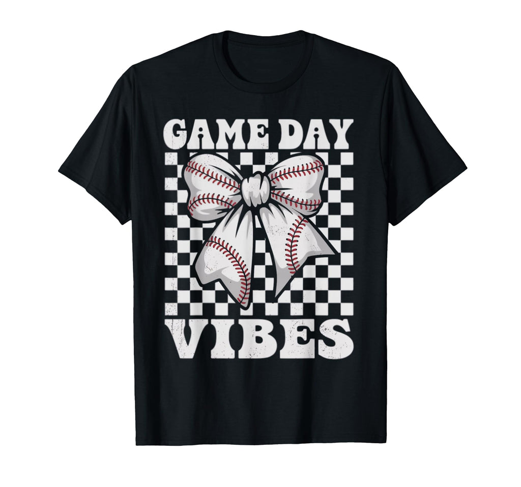 Game Day Vibes Coquette Bow T-Shirt - Fun Novelty Design for Adults - T-Shirt, Sweatshirt, Hoodie