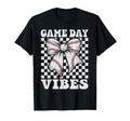Game Day Vibes Coquette Bow T-Shirt - Fun Novelty Design for Adults - T-Shirt, Sweatshirt, Hoodie