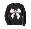 Baseball Coquette Bow Baseball Mom Sweatshirt - Unique Graphic Men Women - T-Shirt, Sweatshirt, Hoodie