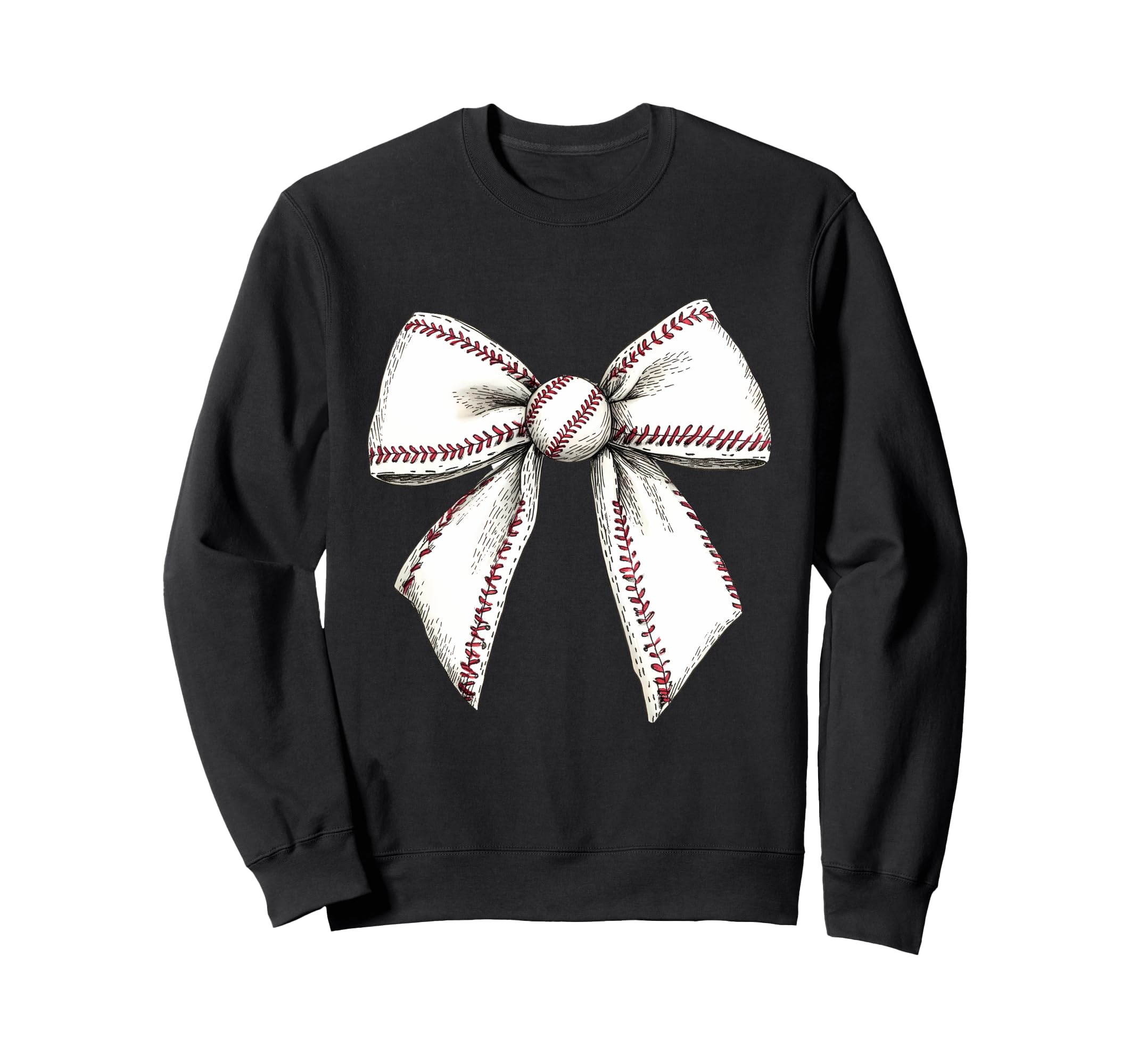 Baseball Coquette Bow Baseball Mom Sweatshirt - Unique Graphic Men Women - T-Shirt, Sweatshirt, Hoodie