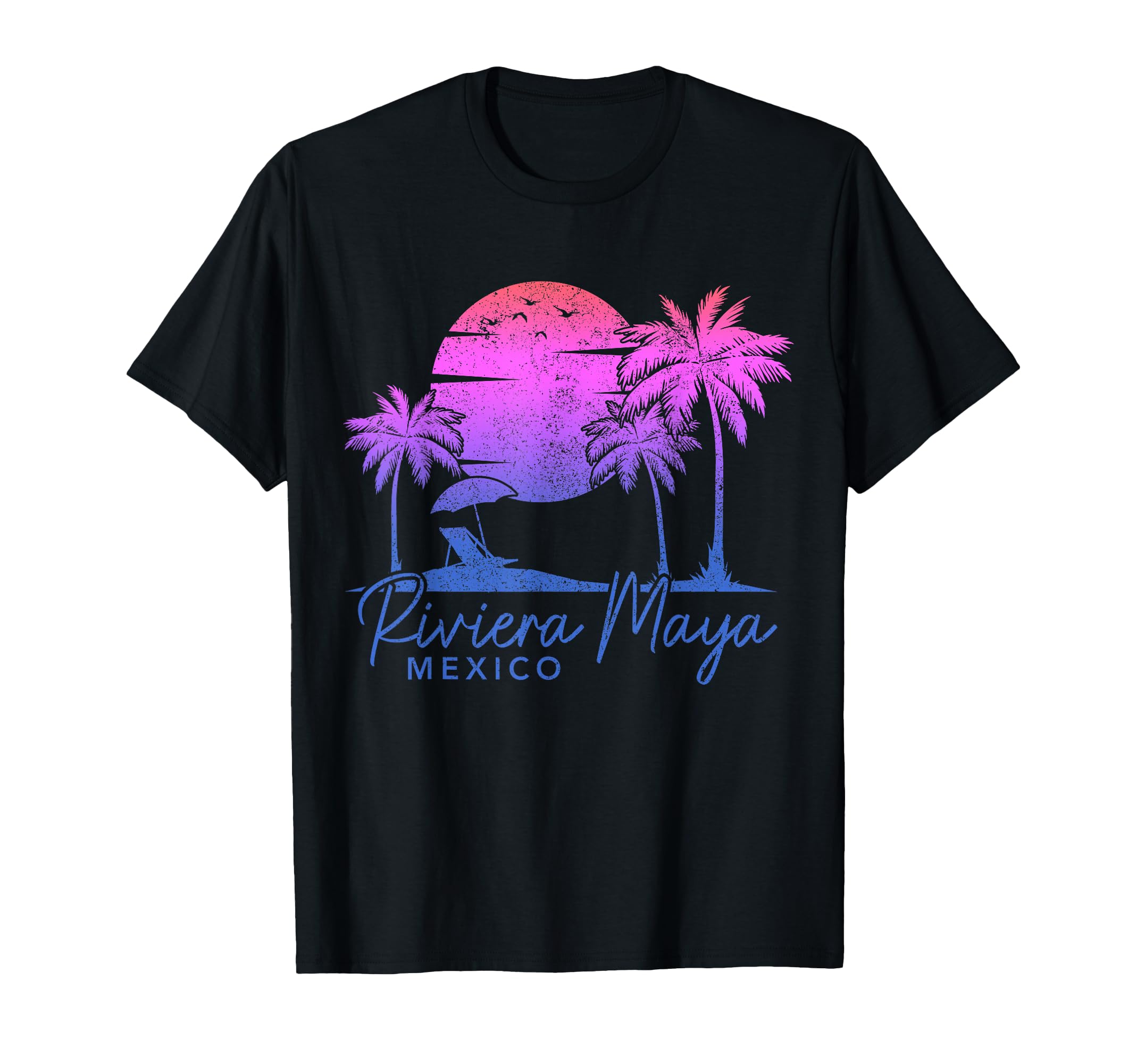 Riviera Maya Mexico Surf Sunset Surfer T-Shirt - Custom Art Print Unisex - T-Shirt, Sweatshirt, Hoodie
