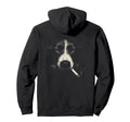 Border Collie Smoking Cigarette Grunge Hoodie - Graphic Print Men Women - T-Shirt, Sweatshirt, Hoodie