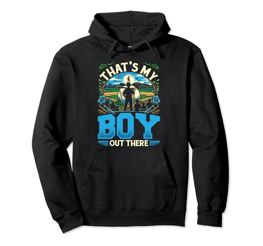Fathers Day Baseball Dad Son Baseball Hoodie - Graphic Print Unisex - T-Shirt, Sweatshirt, Hoodie