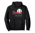 Baseball Mom Mama Hoodie - Minimalist Print Men Women - T-Shirt, Sweatshirt, Hoodie