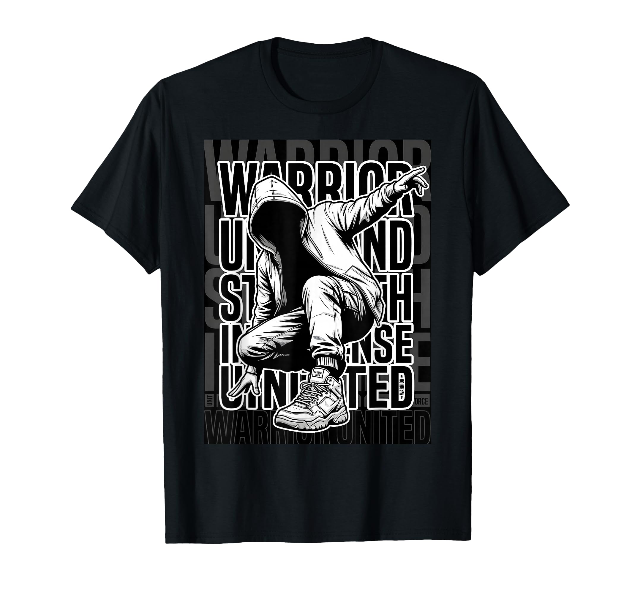 Hip Hop Old School Warrior T-Shirt - Casual Everyday Wear for Adults - T-Shirt, Sweatshirt, Hoodie
