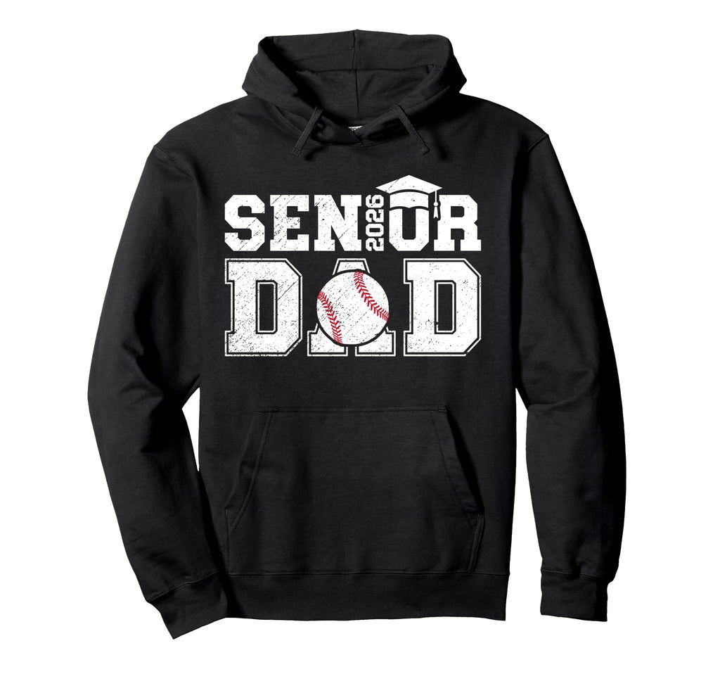 Baseball Senior Dad Senior Baseball Hoodie - Aesthetic Graphic for Adults - T-Shirt, Sweatshirt, Hoodie
