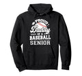 Proud Daddy Baseball Senior Class 2025 Hoodie - Unique Graphic Men Women - T-Shirt, Sweatshirt, Hoodie
