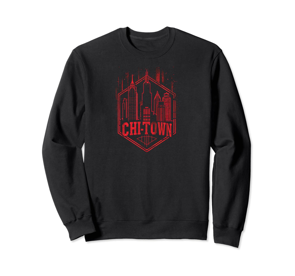 Chitown Grit 90S Grunge Urbandecay Sweatshirt - Streetwear Style Unisex - T-Shirt, Sweatshirt, Hoodie