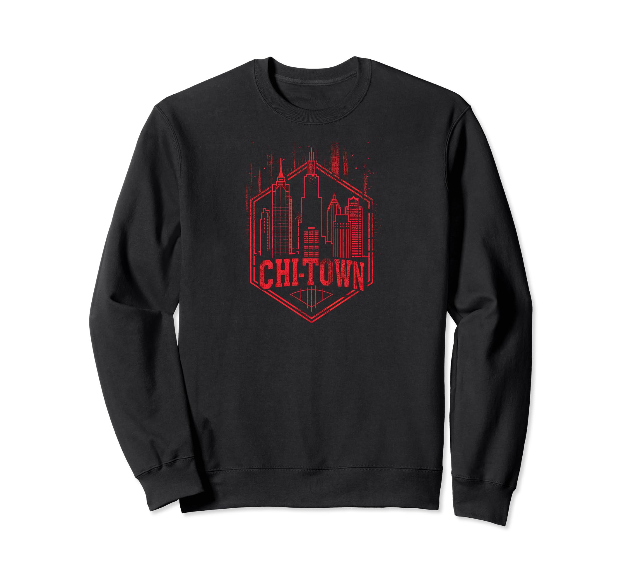 Chitown Grit 90S Grunge Urbandecay Sweatshirt - Streetwear Style Unisex - T-Shirt, Sweatshirt, Hoodie