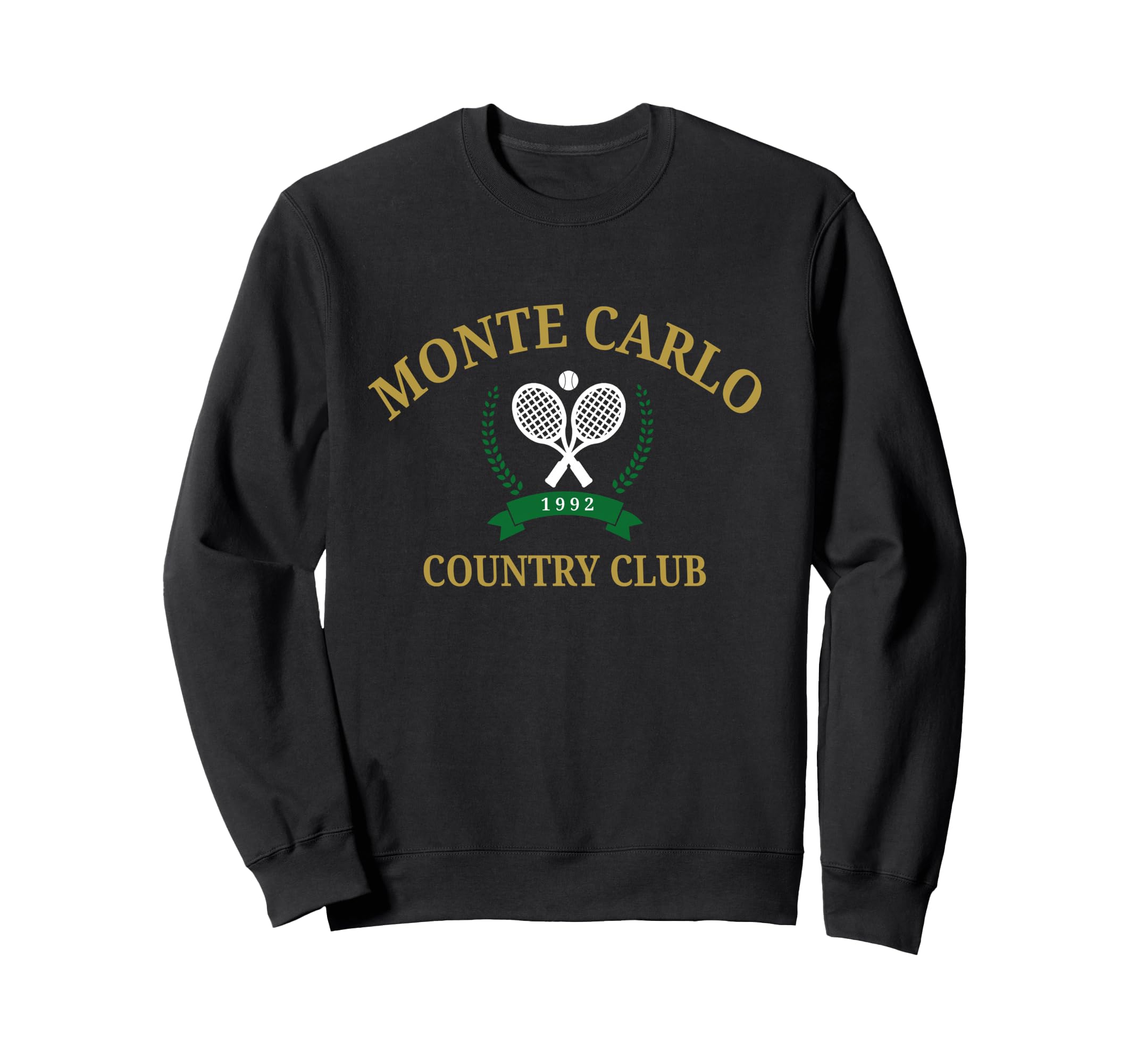 Monte Carlo Country Club Tennis Sweatshirt - Unique Graphic for Adults - T-Shirt, Sweatshirt, Hoodie