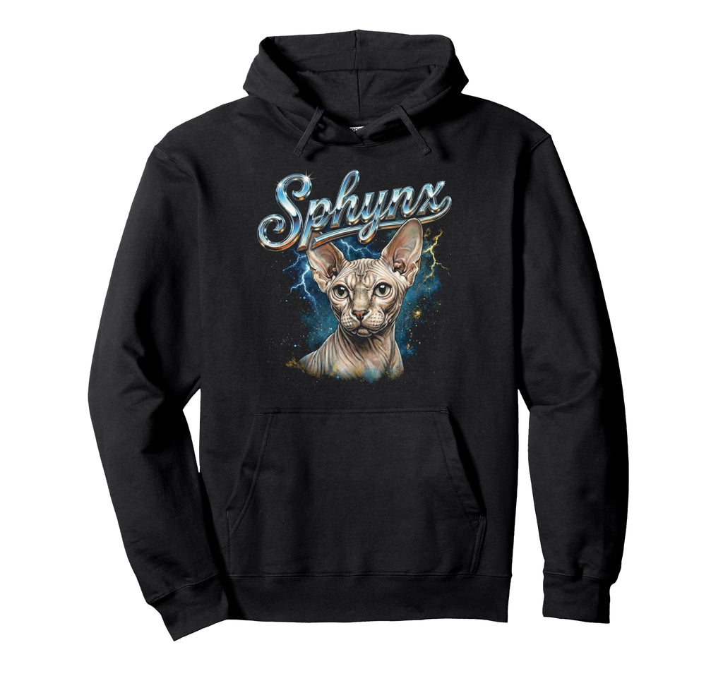 Sphynx 90S Funny Sphynx Cat Owner Cat Hoodie - Trendy Graphic Men Women - T-Shirt, Sweatshirt, Hoodie