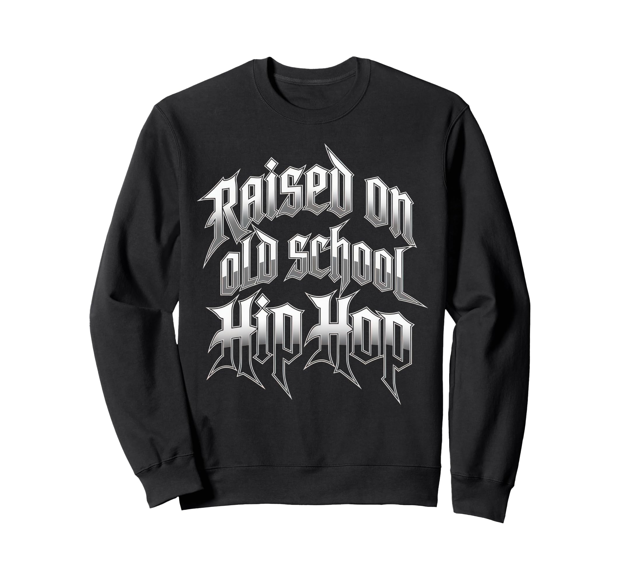 Raised Old School Hip Hop Cassette Sweatshirt - Unique Graphic Unisex - T-Shirt, Sweatshirt, Hoodie