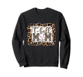 Leopard American Baseball Mom Mama Sweatshirt - Unique Graphic Men Women - T-Shirt, Sweatshirt, Hoodie
