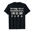 Living That Baseball Mom Life Baseball T-Shirt - Graphic Print for Adults - T-Shirt, Sweatshirt, Hoodie