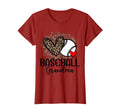 Baseball Grandma Funny Leopard Heart T-Shirt - Graphic Print for Adults - T-Shirt, Sweatshirt, Hoodie
