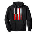 Baseball Us Flag Baseball Lover Dad Hoodie - Trendy Graphic for Adults - T-Shirt, Sweatshirt, Hoodie