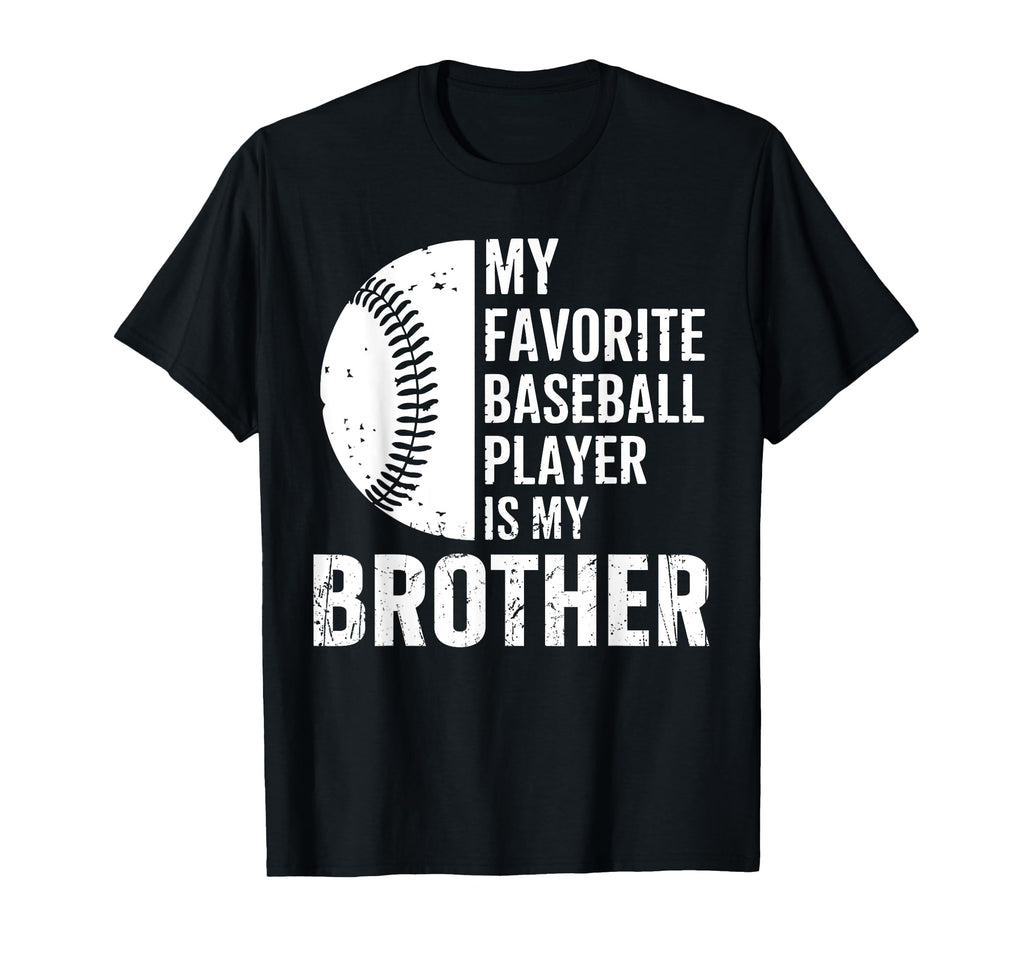 My Favorite Baseball Player Is My T-Shirt - Minimalist Print for Adults - T-Shirt, Sweatshirt, Hoodie