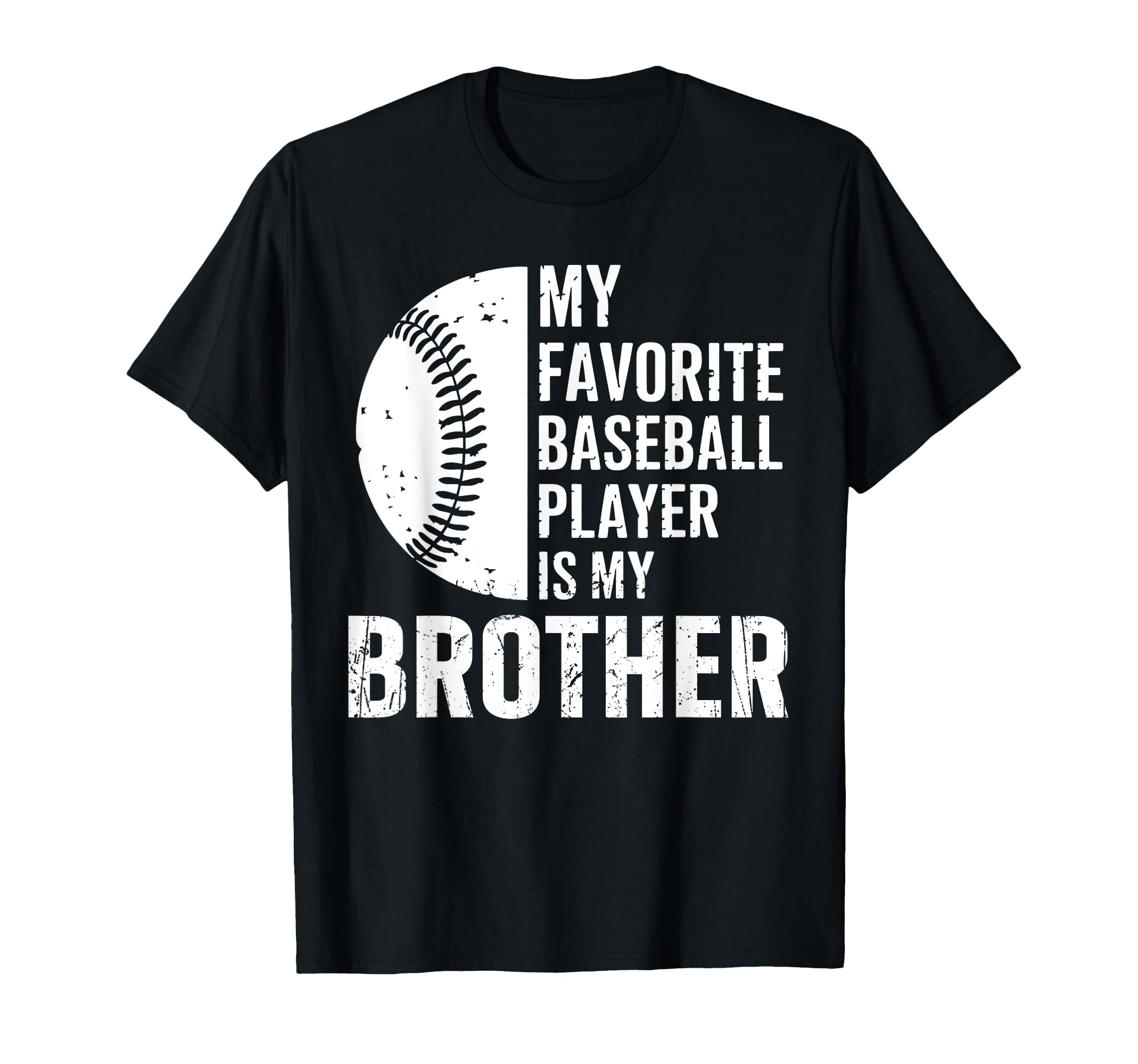 My Favorite Baseball Player Is My T-Shirt - Minimalist Print for Adults - T-Shirt, Sweatshirt, Hoodie