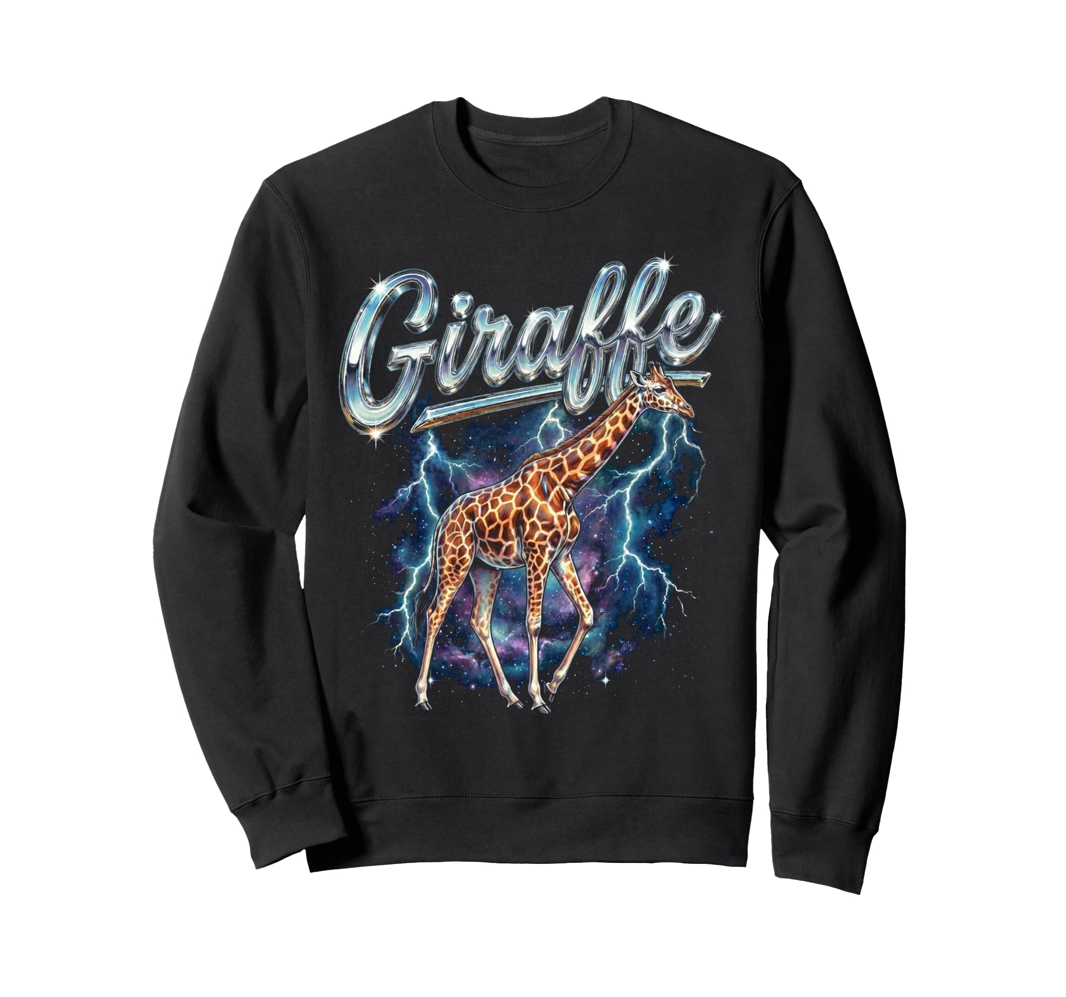 Giraffe 90S Funny Giraffe 80S Sweatshirt - Minimalist Print Men Women - T-Shirt, Sweatshirt, Hoodie
