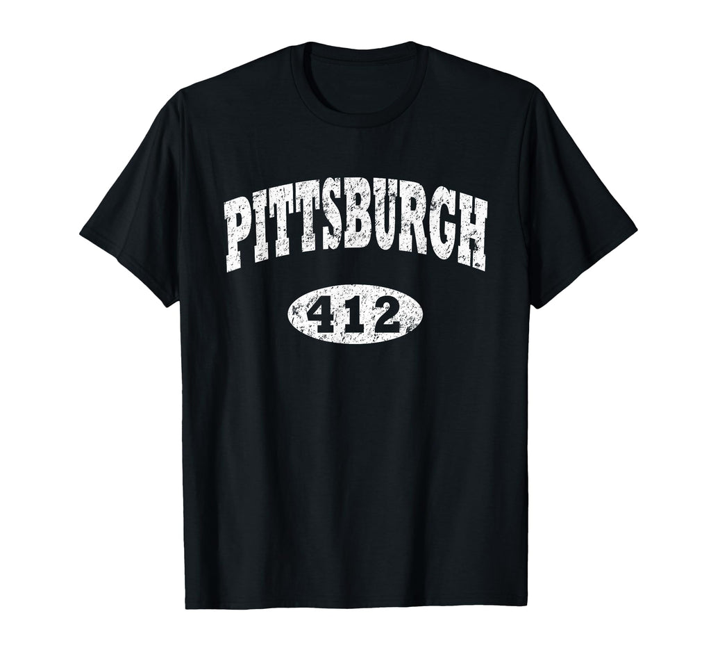 Pittsburgh Area Code 412 T-Shirt - Minimalist Print for Adults - T-Shirt, Sweatshirt, Hoodie