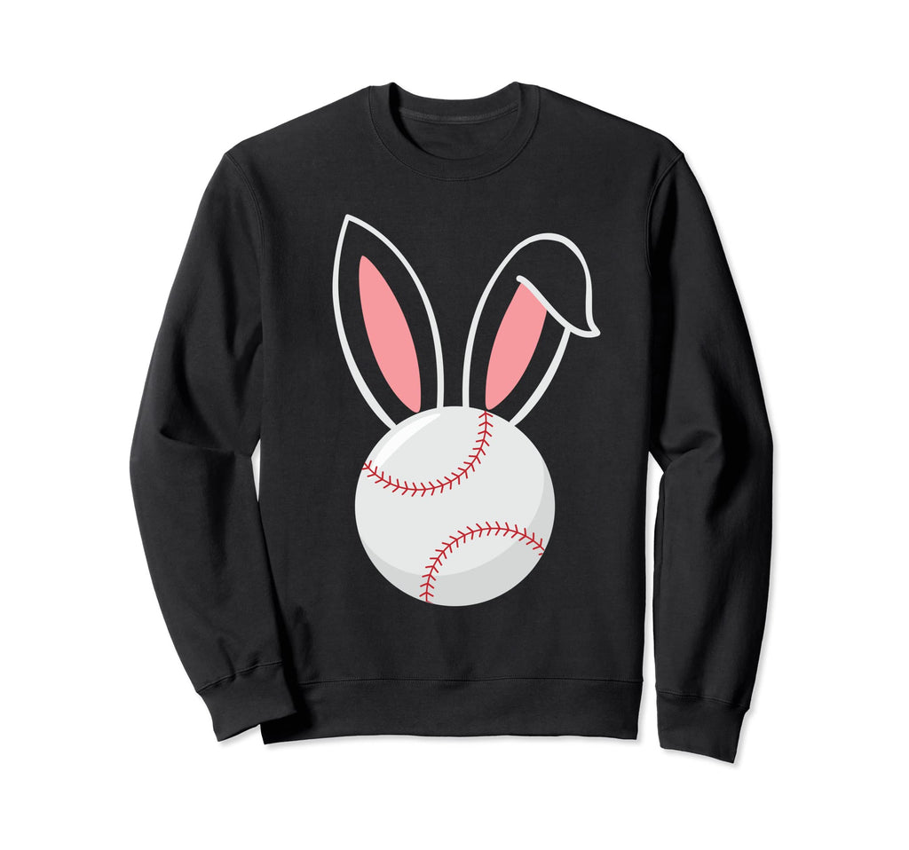 Easter Baseball Bunny Ears Funny Sweatshirt - Aesthetic Graphic Men Women - T-Shirt, Sweatshirt, Hoodie