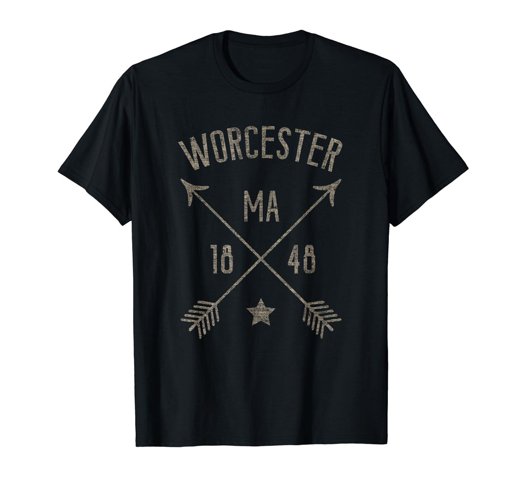 Worcester Ma Home City T-Shirt - Custom Art Print Unisex - T-Shirt, Sweatshirt, Hoodie
