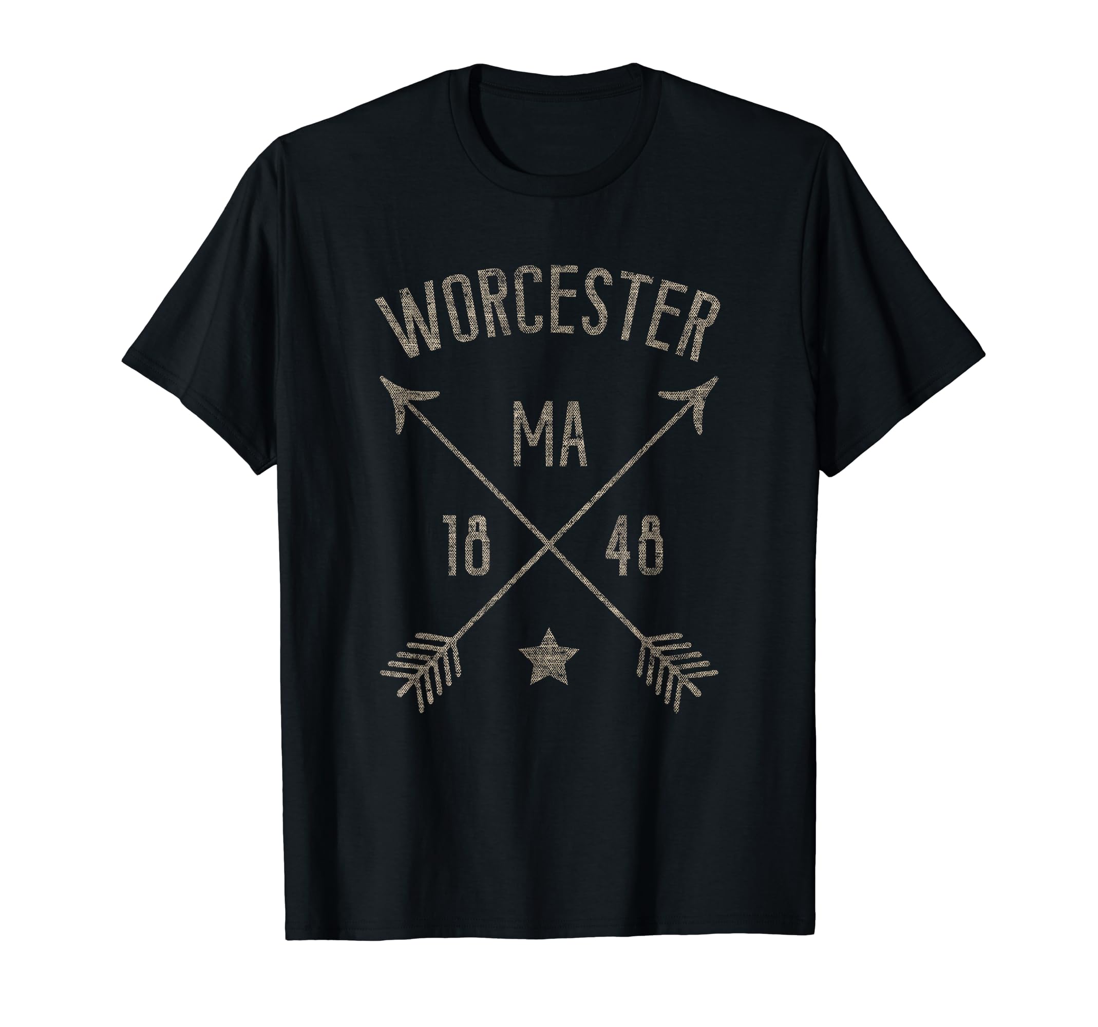 Worcester Ma Home City T-Shirt - Custom Art Print Unisex - T-Shirt, Sweatshirt, Hoodie